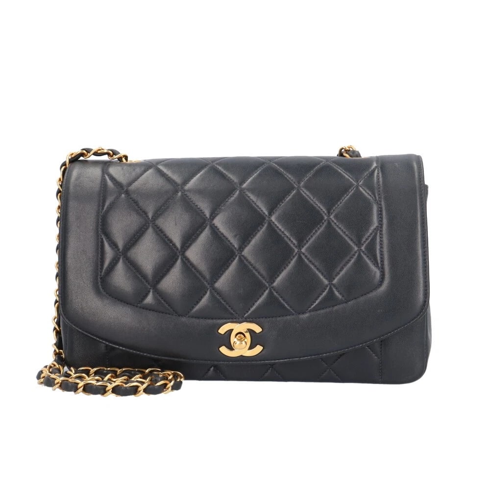 CHANEL SHOULDER BAG CROSS BODY LAMBSKIN: CHANEL Shoulder Bag Cross Body lambskin Brand: CHANEL Type/Style: Shoulder Bag Material: Exterior Material lambskin Color: Exterior Color Navy Size: W9.6 x H5.9 x D2.8inch Accessories: None