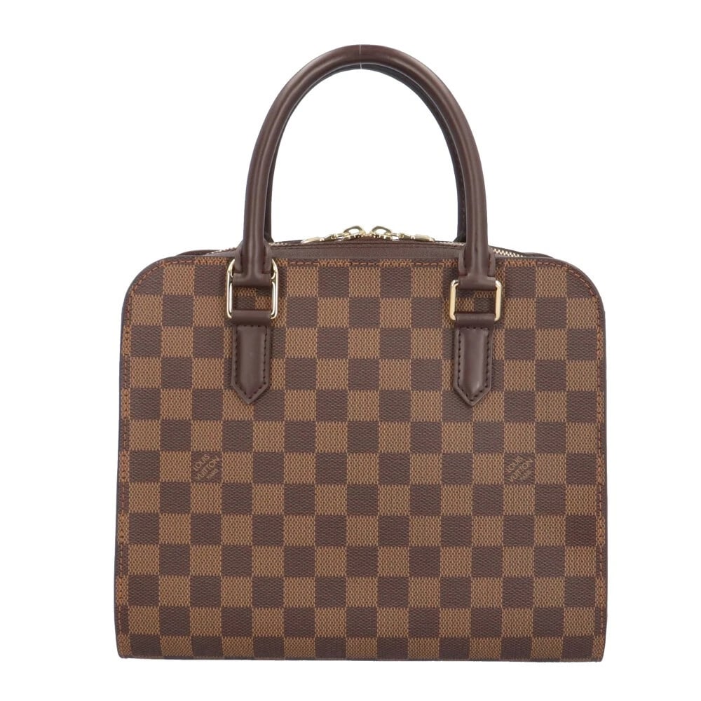 LOUIS VUITTON HANDBAG DAMIER CANVAS: LOUIS VUITTON Handbag Damier canvas Brand: LOUIS VUITTON Type/Style: Handbag Material: Exterior Material Damier canvas Color: Exterior Color Brown Size: W10.4 x H8.7 x D4.9inch Handle:13.4inch