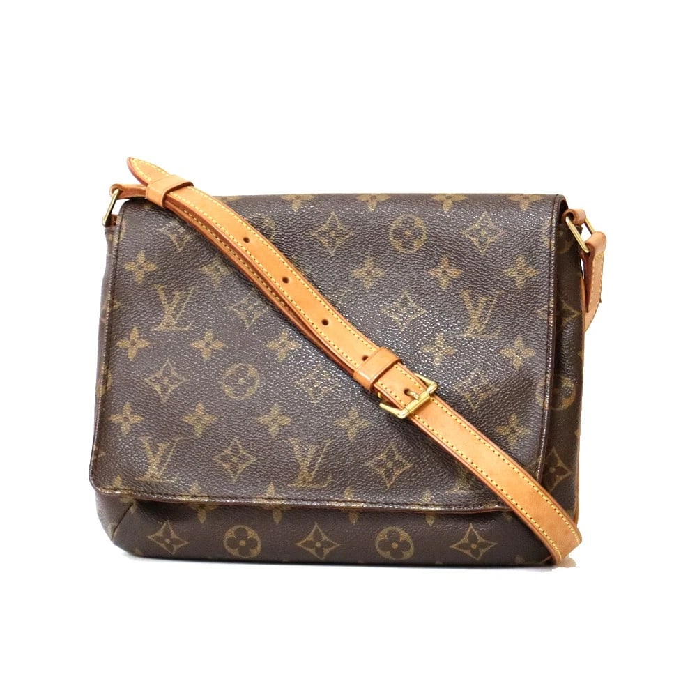 LOUIS VUITTON SHOULDER BAG BROWN MONOGRAM: LOUIS VUITTON Shoulder Bag Brown Monogram Brand: LOUIS VUITTON Type/Style: Shoulder Bag Material: Exterior Material Monogram canvas Color: Exterior Color Brown Size: W9.8 x H7.9 x D2.0inch