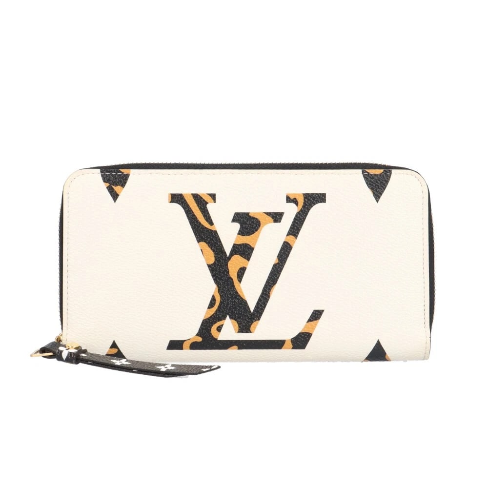LOUIS VUITTON PURSE ZIPPY WALLET: LOUIS VUITTON purse Zippy wallet Brand: LOUIS VUITTON Type/Style: purse Material: Exterior Material Giant Monogram + Animal Print Color: Exterior Color Yvoire Size: W7.5 x H4.1x D1.0inch Accessories: