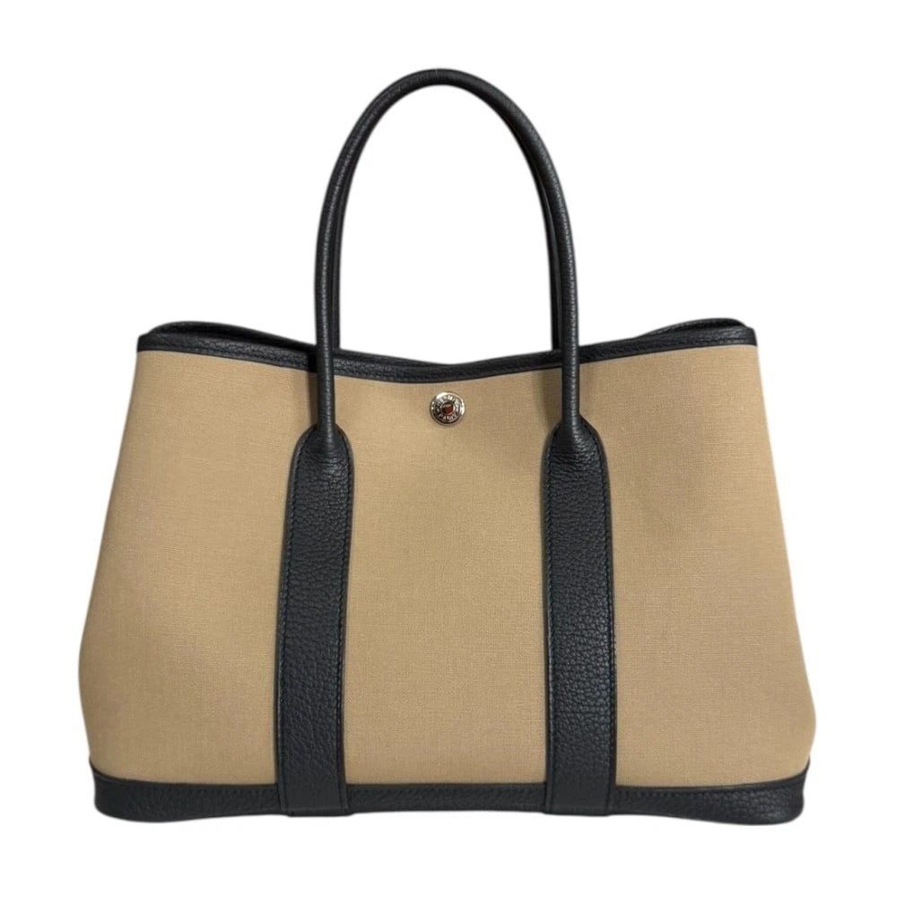 HERMES HANDBAG TOWAR OFFICIER NEGONDA: HERMES Handbag Towar Officier Negonda Brand: HERMES Type/Style: Handbag Material: Exterior Material Towar Officier Color: Exterior Color beige / beige marfa x Vert Yucca Size: W12.0 x H8.3 x D5.5inch