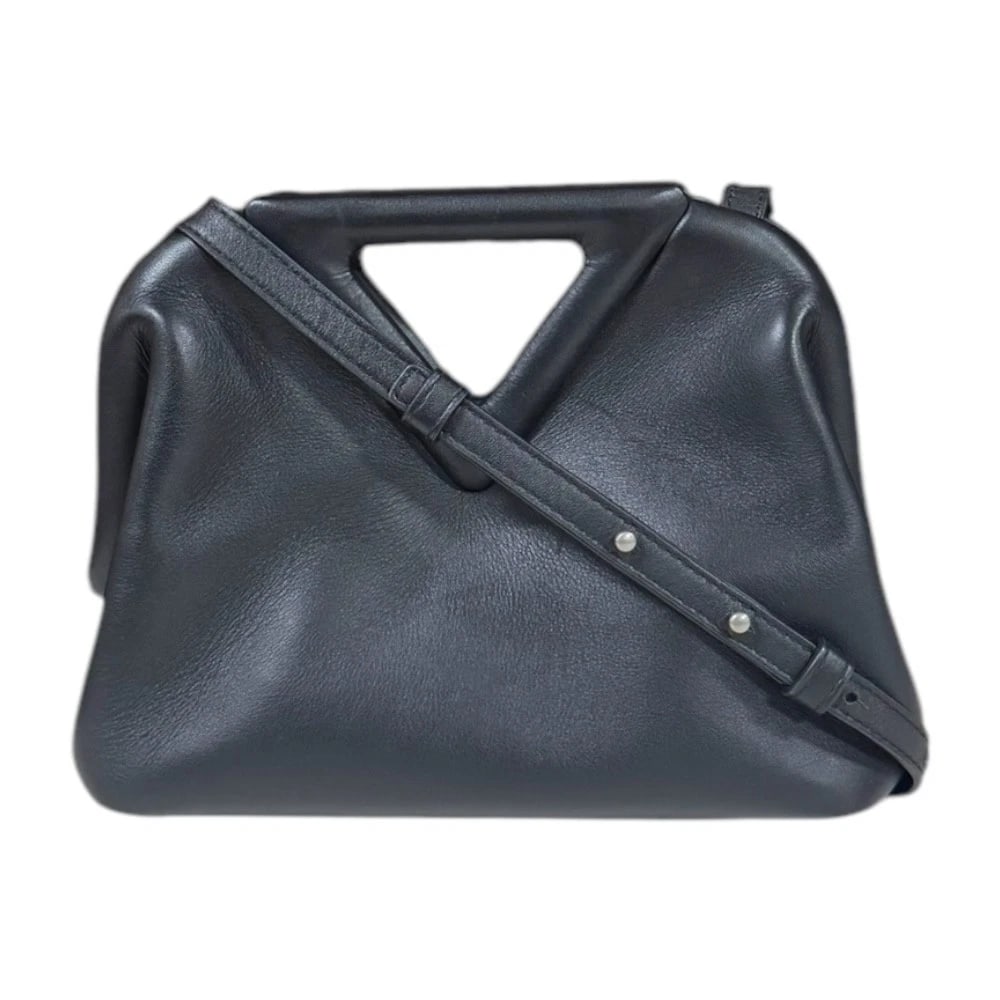 BOTTEGAVENETA SHOULDER BAG CROSS BODY LEATHER: BOTTEGAVENETA Shoulder Bag Cross Body leather Brand: BOTTEGAVENETA Type/Style: Shoulder Bag Material: Exterior Material leather Color: Exterior Color black Size: W8.5 x H6.5 x D3.0inch Accessories: