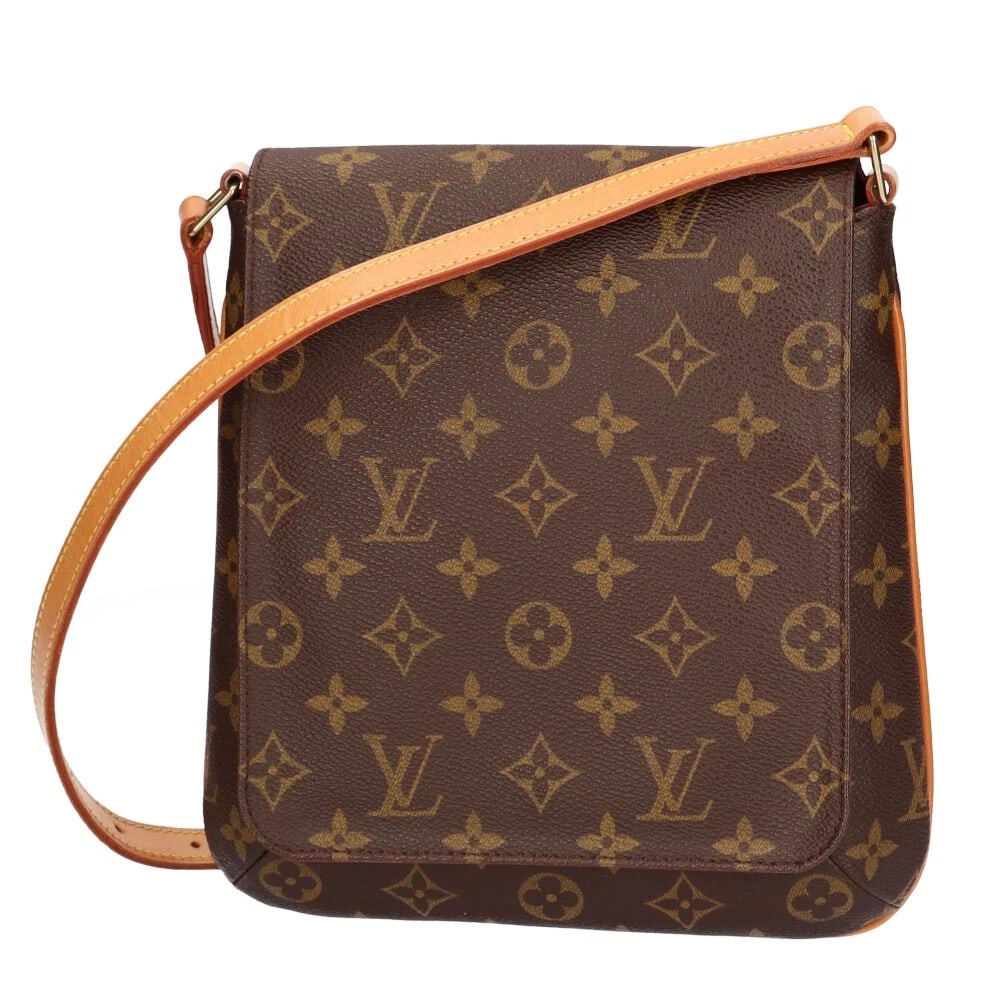 LOUIS VUITTON SHOULDER BAG BROWN MONOGRAM: LOUIS VUITTON Shoulder Bag Brown Monogram Brand: LOUIS VUITTON Type/Style: Shoulder Bag Material: Exterior Material Monogram canvas Color: Exterior Color Brown Size: W8.3 x H9.6 x D2.4inch