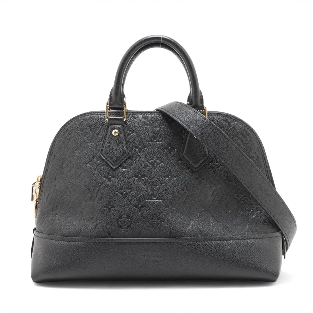 LOUIS VUITTON MONOGRAM EMPREINTE NEO ALMA PM BLACK HANDBAG: Louis Vuitton monogram empreinte Neo Alma PM Black Handbag Brand: Louis Vuitton Type/Style: Hand bag Material: NONE Color: Black Size: Height:9.1inch Length:13.0inch Depth:5.5inch Handle height:3.3inc