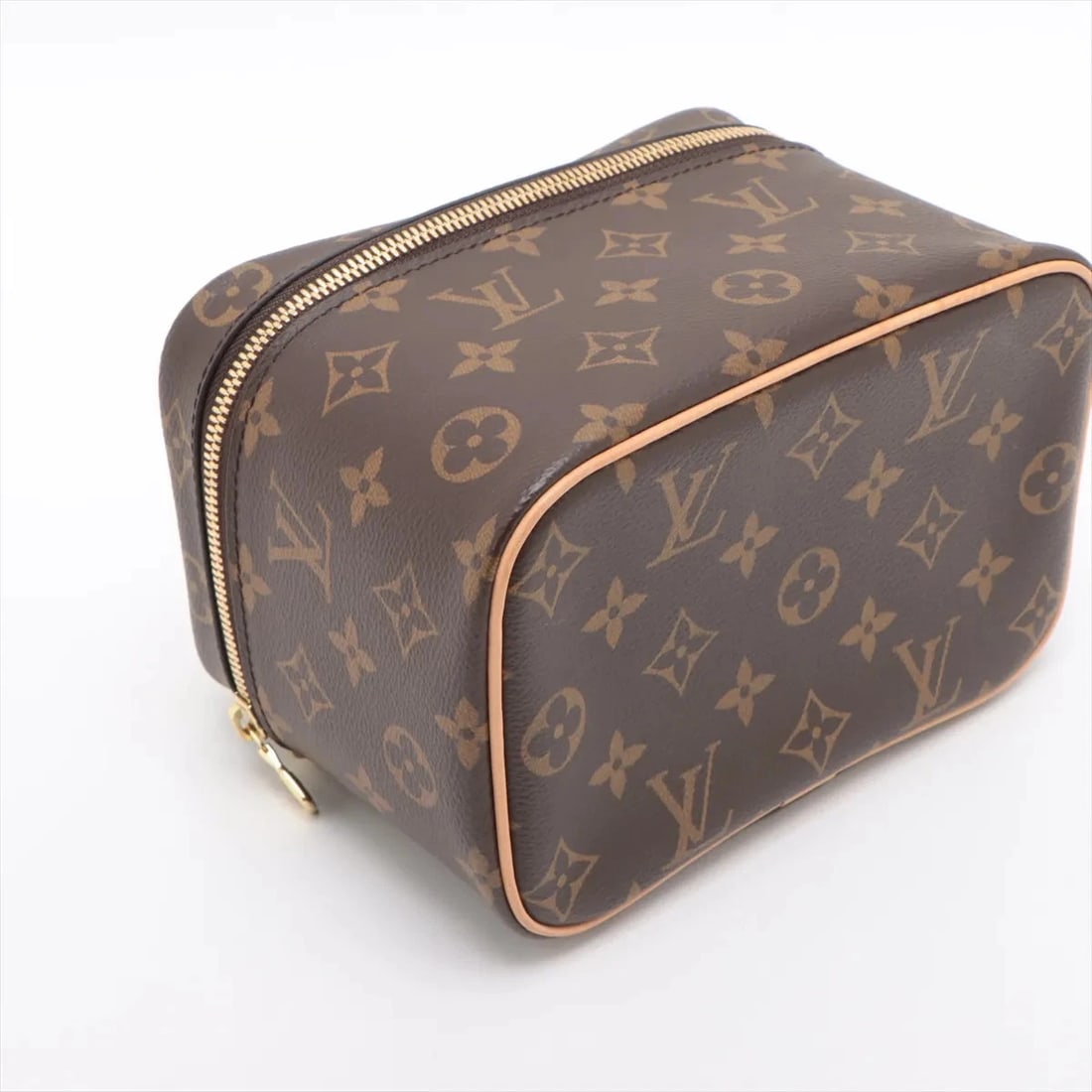 LOUIS VUITTON MONOGRAM NICE MINI BROWN, VANITY BAG - 4