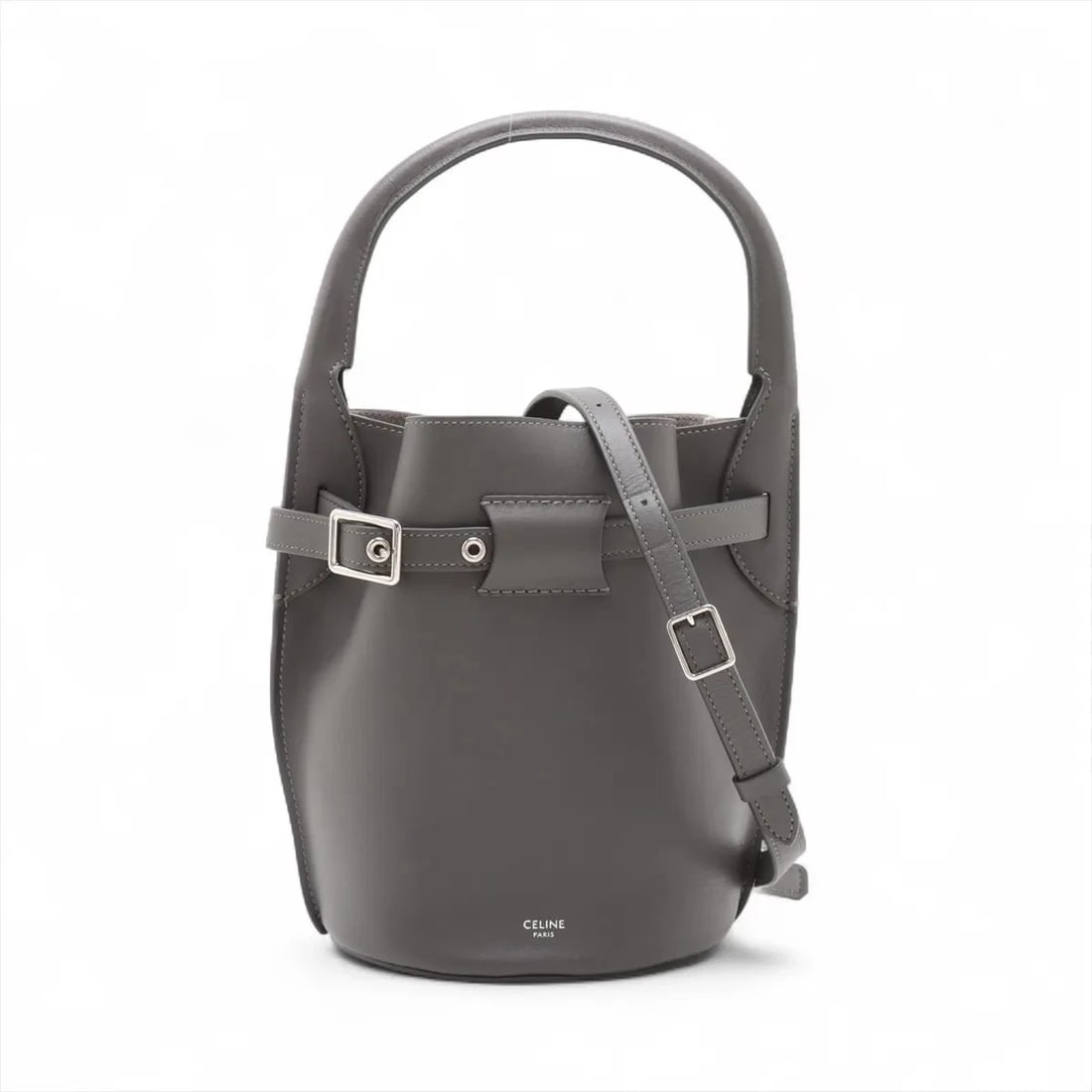CELINE BIG BAG BUCKETS LEATHER 2 WAY HANDBAG HANDBAG (1 of 7)