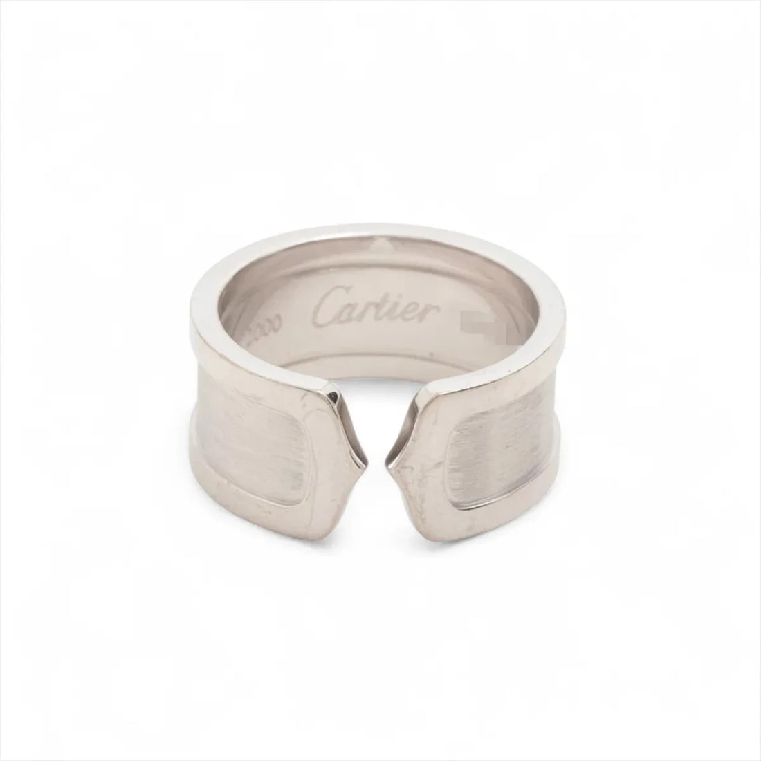 CARTIER C2 WIDE RING 750(WG) (1 of 2)