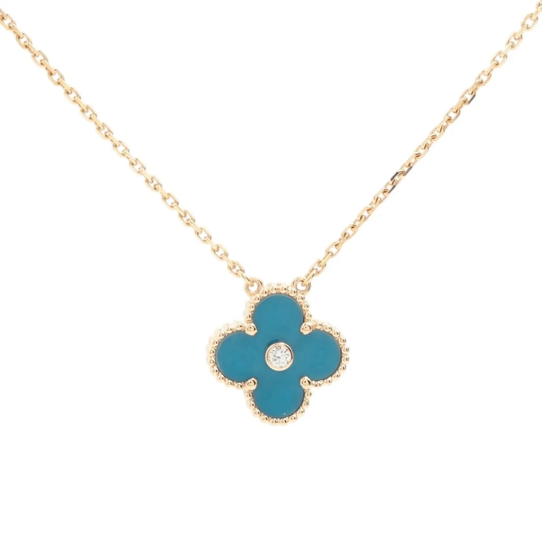 VAN CLEEF & ARPELS SABLE DIAMOND NECKLACE 750(YG): Van Cleef & Arpels Sable diamond Necklace 750(YG) Brand: Van Cleef & Arpels Type/Style: Necklace Material: 750(YG), Main Stone/Creation Natural Color: YELLOW GOLD Size: (CM) Chain length:42 (Inch)