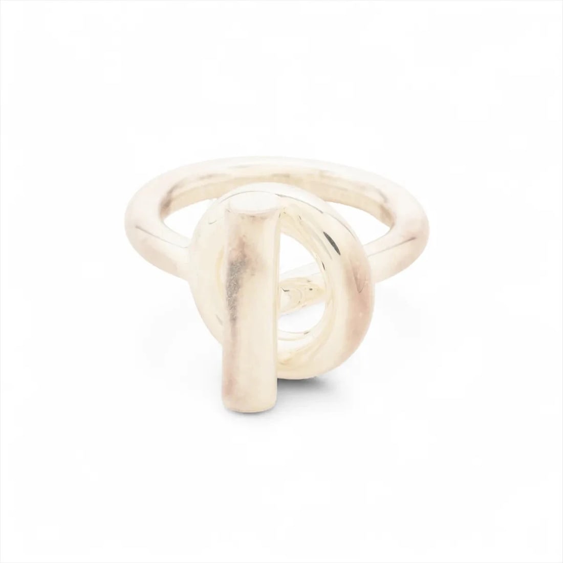 HERMES ECHAPPEE RING: Hermes Echappee Ring Brand: Hermès Type/Style: Ring Material: 925 Color: Silver Size: 6.25 - 6.5 US Accessories: None Accessories Notice: When purchasing pre-owned goods, please refer to t