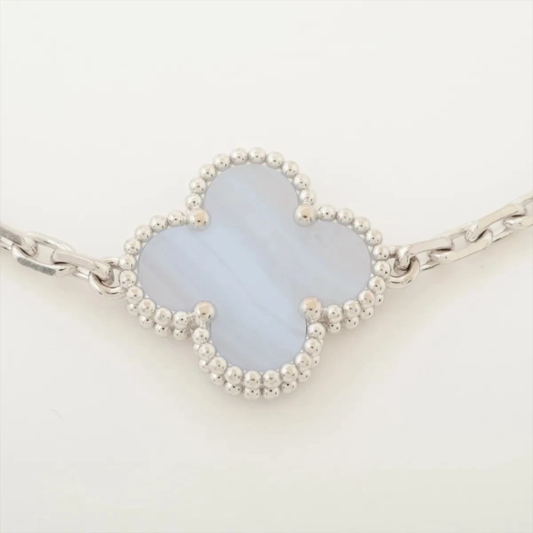 VAN CLEEF & ARPELS CHALCEDONY BRACELET 750(WG) - 3