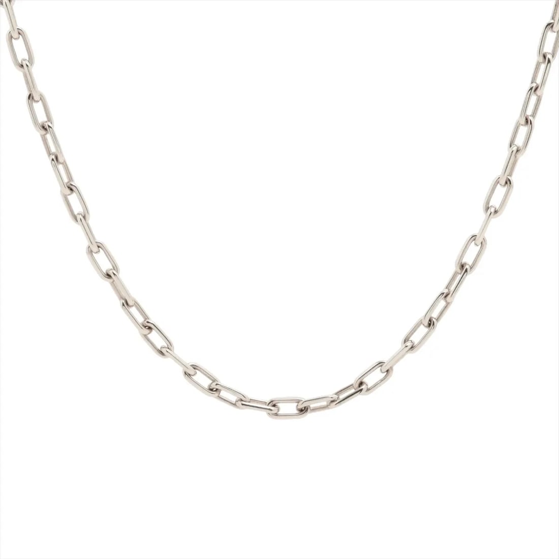 CARTIER SPARTACUS NECKLACE 750(WG): Cartier Spartacus Necklace 750(WG) Brand: Cartier Type/Style: Necklace Material: 750(WG) Color: Not Specified Size: (CM) Chain length:47 (Inch) Chain Length:18.5inch Accessories: None Accessories