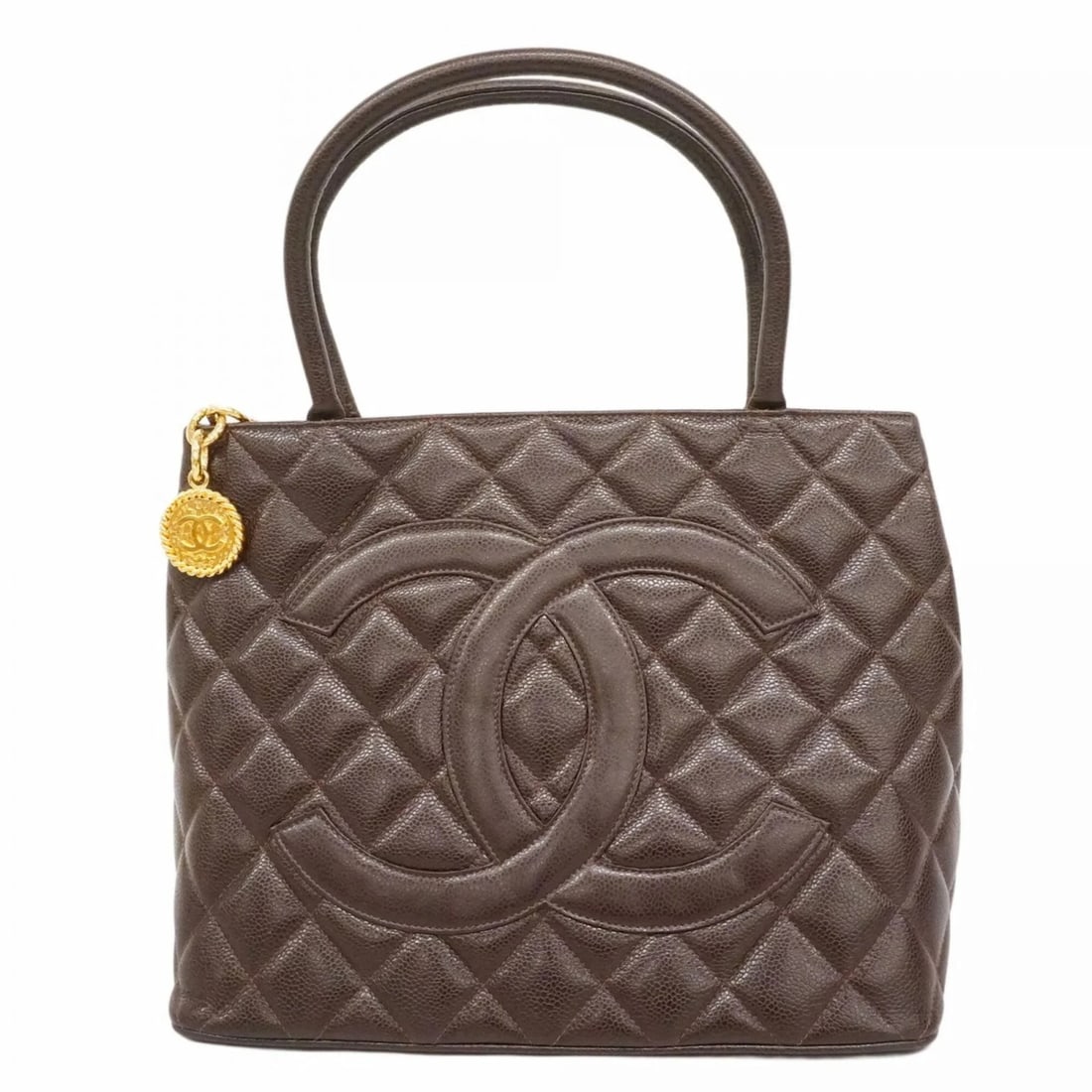 CHANEL TOTE BAG, REISSUE TOTE, CAVIARSKINLEATHER: Chanel Tote Bag, Reissue Tote, CaviarSkinLeather Brand: Chanel Type/Style: Tote bag Material: Grained Calfskin Color: Brown Size: (HxWxD) 24cm x 32cm x 15.5cm / 9.44'' x 12.59'' x 6.1'' Accessorie