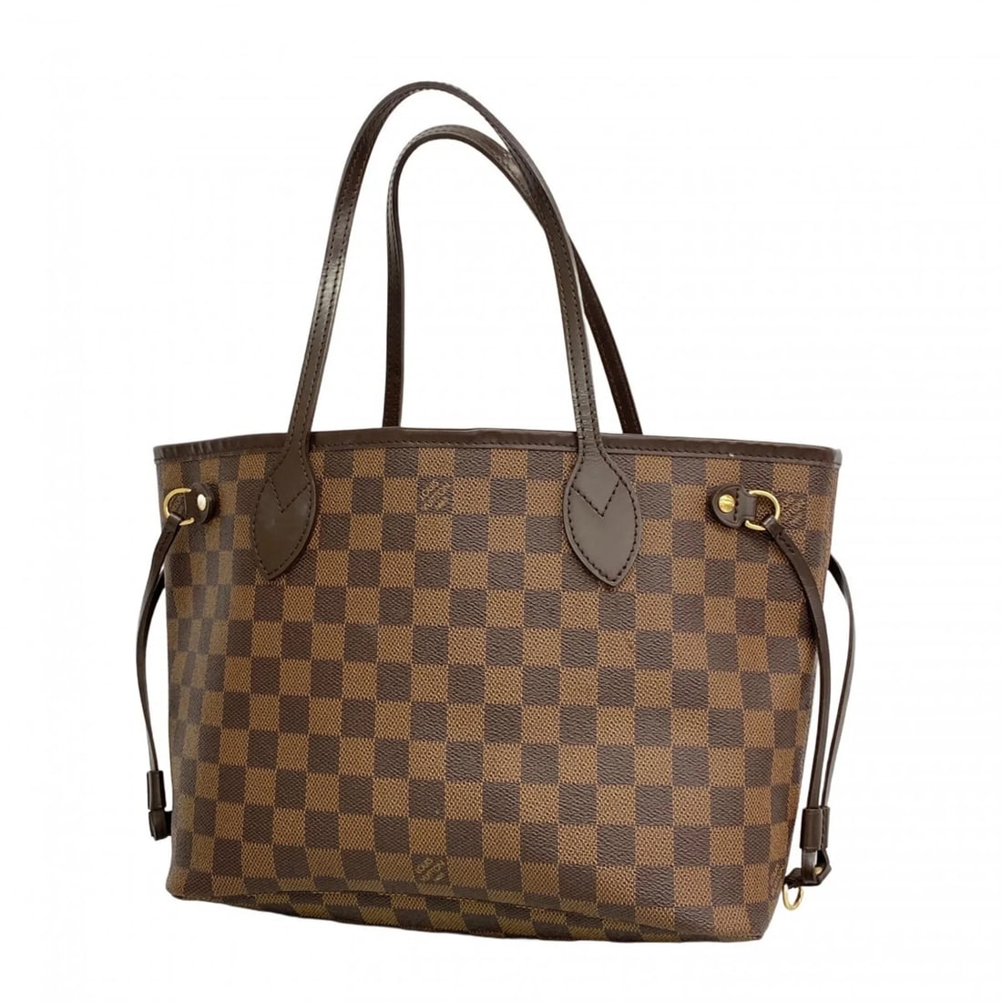 LOUIS VUITTON DAMIER NEVERFULL PM TOTE BAG: Louis Vuitton Damier Neverfull PM Tote Bag Brand: Louis Vuitton Type/Style: Tote bag Material: None Color: Ebene Size: (HxWxD) 22cm x 28cm x 13cm / 8.66'' x 11.02'' x 5.11'' Accessories: None