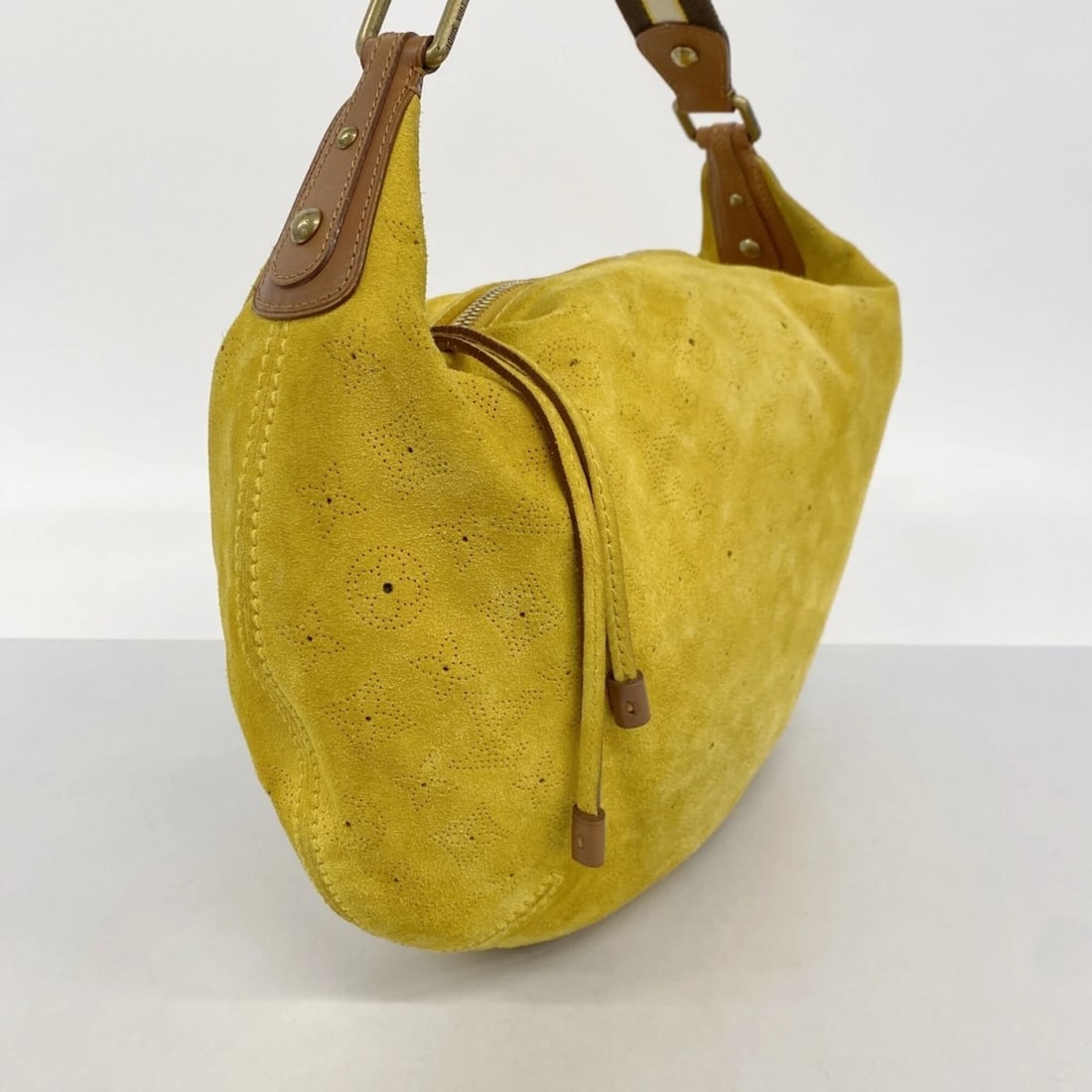 LOUIS VUITTON SHOULDER BAG MONOGRAM SUEDE - 2