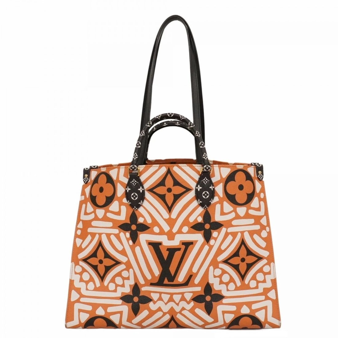 LOUIS VUITTON LV CRAFTY ONTHEGO GM TOTE BAG: Louis Vuitton LV Crafty OnTheGo GM Tote Bag Brand: Louis Vuitton Type/Style: Tote bag Material: None Color: Brown Size: (HxWxD) 32.5cm x 41.5cm x 17.5cm / 12.79'' x 16.33'' x 6.88'' Accessories: N