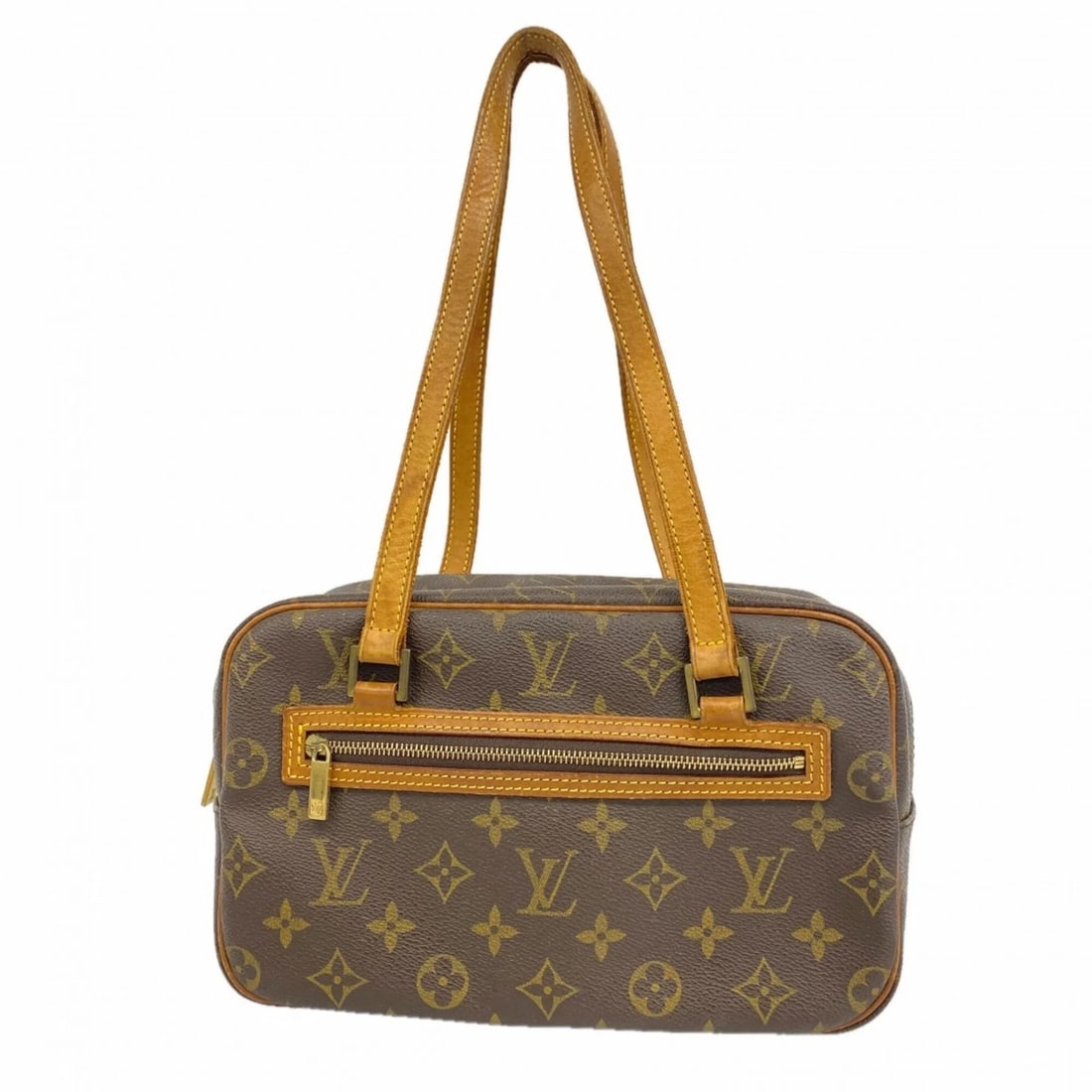 LOUIS VUITTON MONOGRAM CITE MM SHOULDER BAG: Louis Vuitton Monogram Cite MM Shoulder Bag Brand: Louis Vuitton Type/Style: Shoulder bag Material: None Color: Brown Size: (HxWxD) 16cm x 26cm x 10.5cm / 6.29'' x 10.23'' x 4.13'' Accessories: None