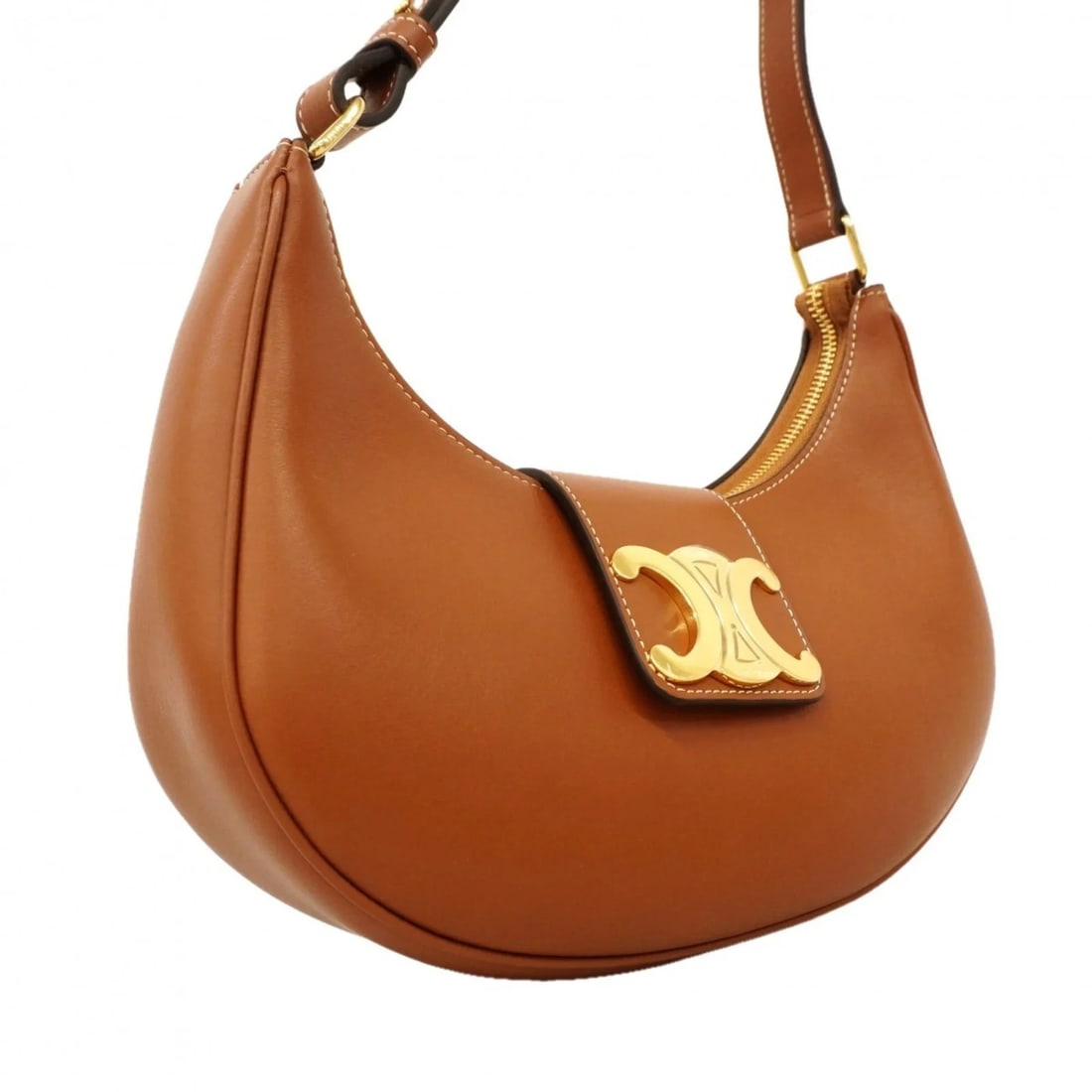 CELINE TRIOMPHE MEDIUM AVA LEATHER HANDBAG - 2