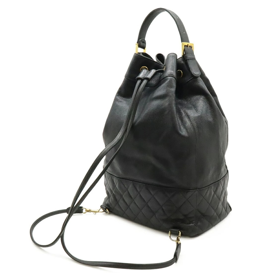 CHANEL COCO MARK BACKPACK SHOULDER BAG - 3