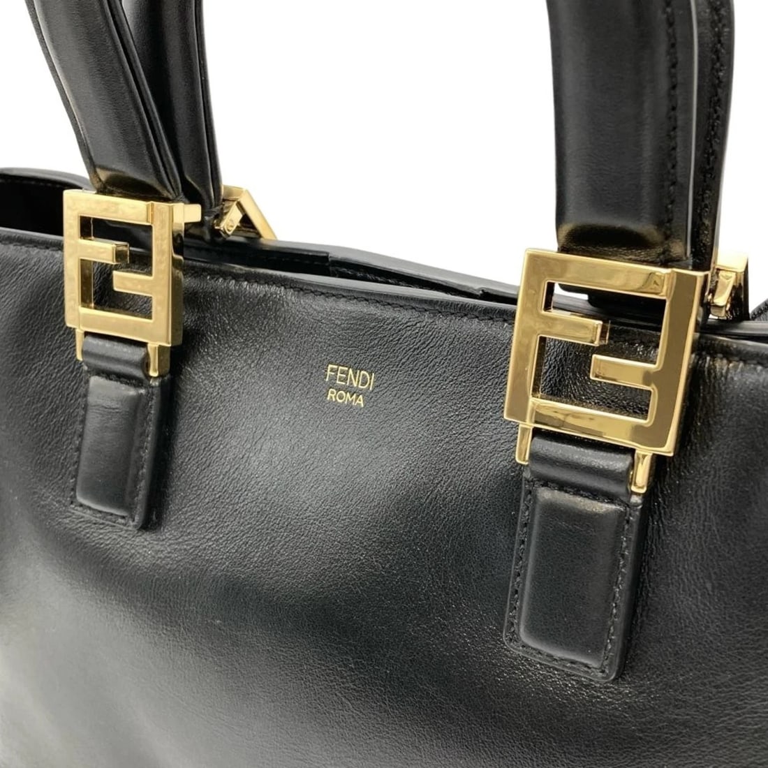 FENDI FF HANDBAG LEATHER - 6