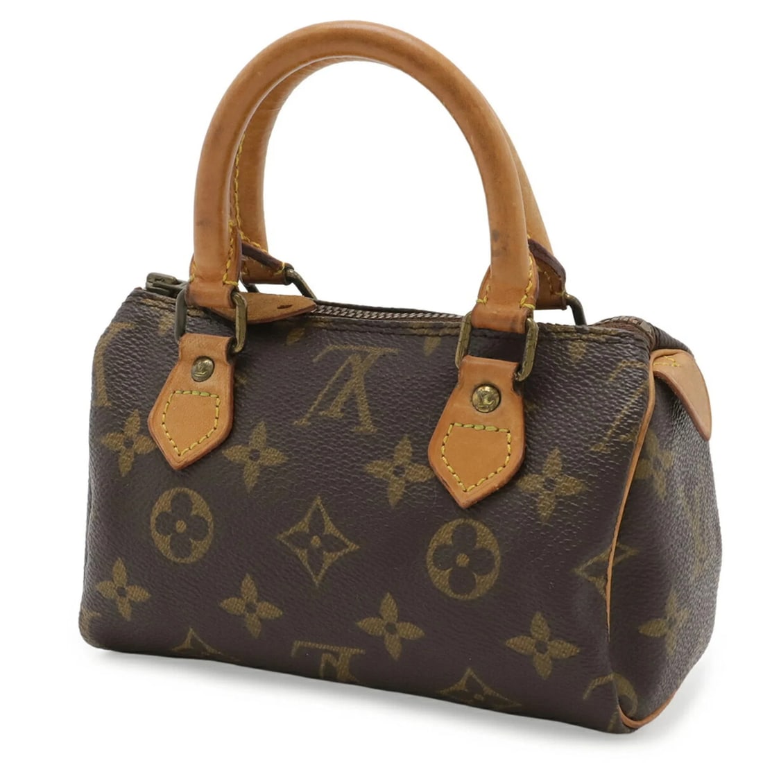 LOUIS VUITTON MONOGRAM MINI SPEEDY HANDBAG - 3