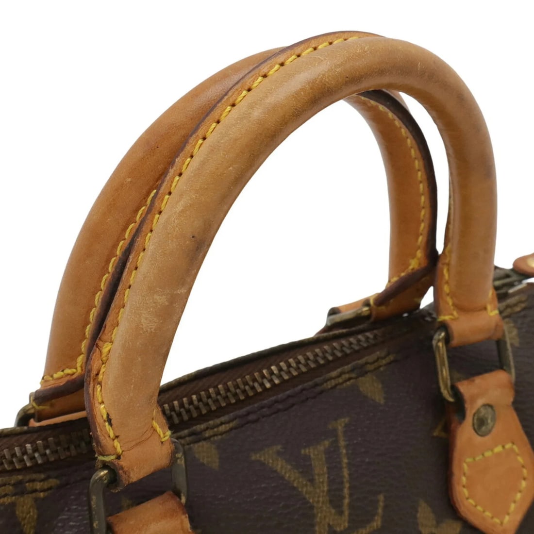 LOUIS VUITTON MONOGRAM MINI SPEEDY HANDBAG - 7
