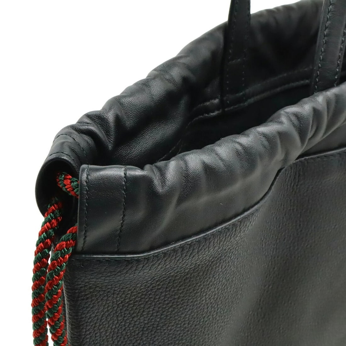 GUCCI PRINT DRAWSTRING BACKPACK RUCKSACK TOTE BAG - 5