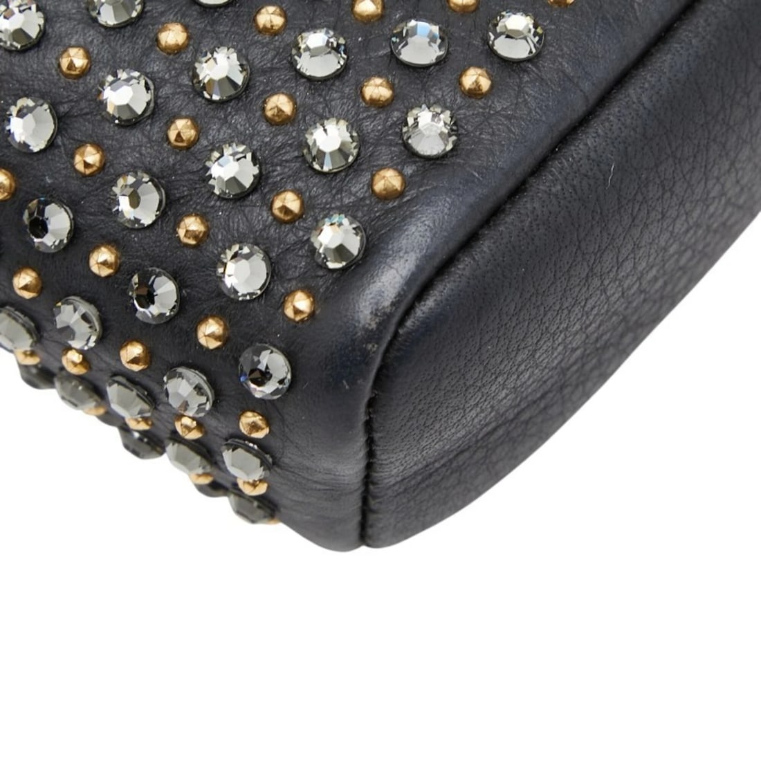 CHANEL COCO MARK STUDDED HANDBAG - 4
