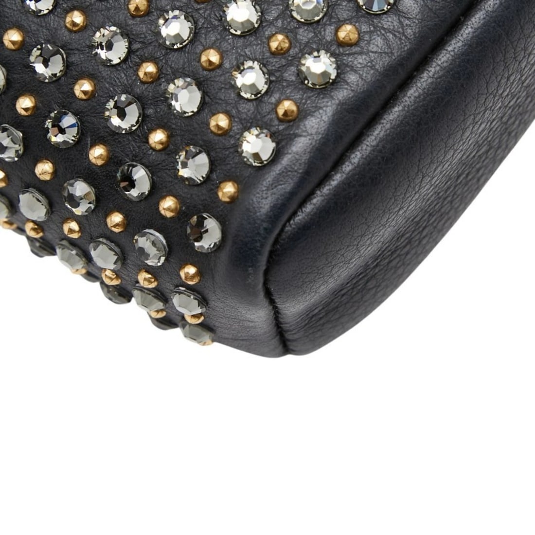 CHANEL COCO MARK STUDDED HANDBAG - 6
