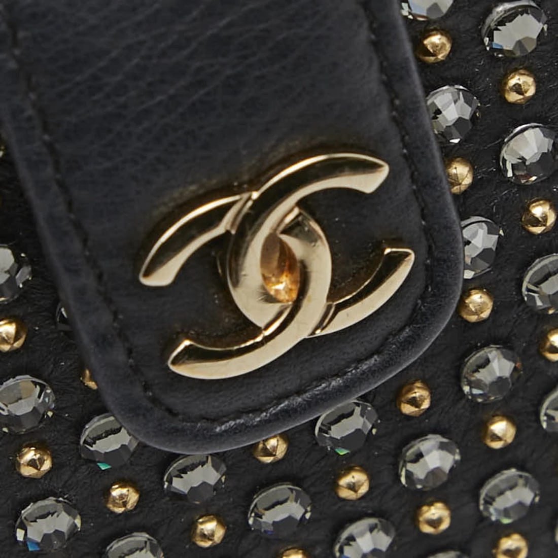 CHANEL COCO MARK STUDDED HANDBAG - 8