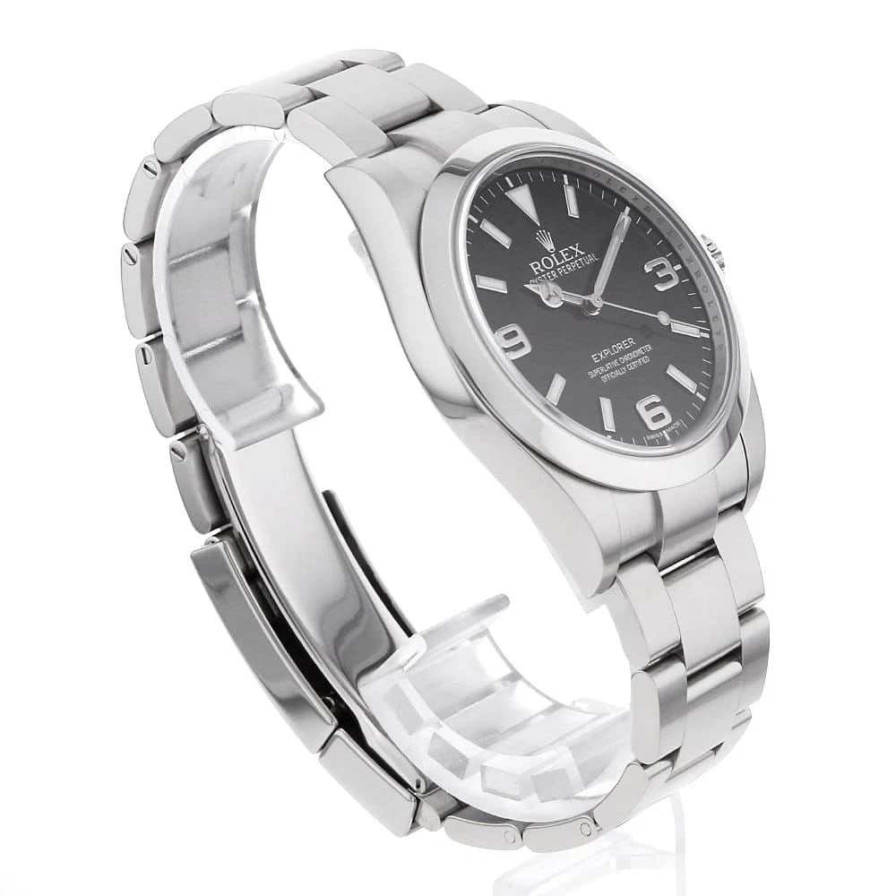 ROLEX EXPLORER EARLY MODEL BLACK WATCH - 3