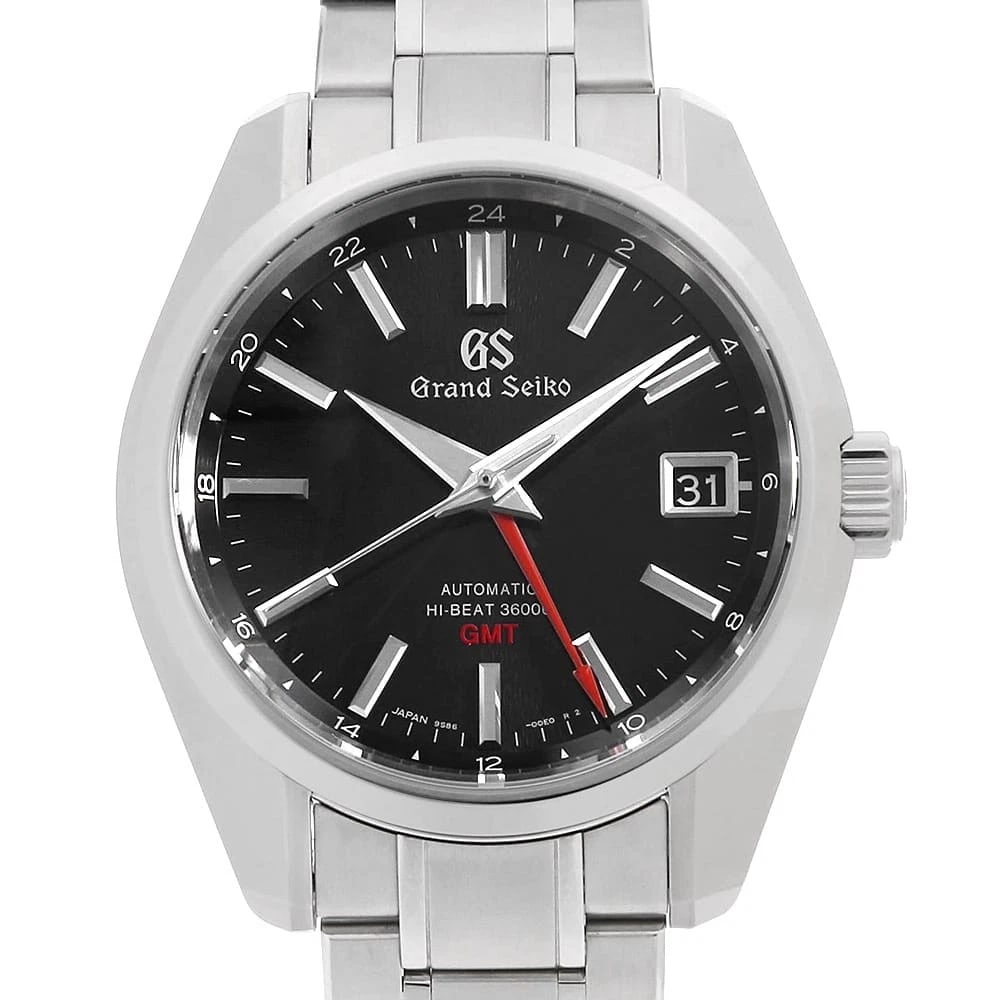 GRAND SEIKO HERITAGE COLLECTION MECHANICAL HI-BEAT WATCH: Grand Seiko Heritage Collection Mechanical Hi-Beat Watch Brand: Grand Seiko Type: Wrist watch Material: Band Material Stainless Steel, Case Material Stainless Steel Color: Dial Color Black Size: Case: