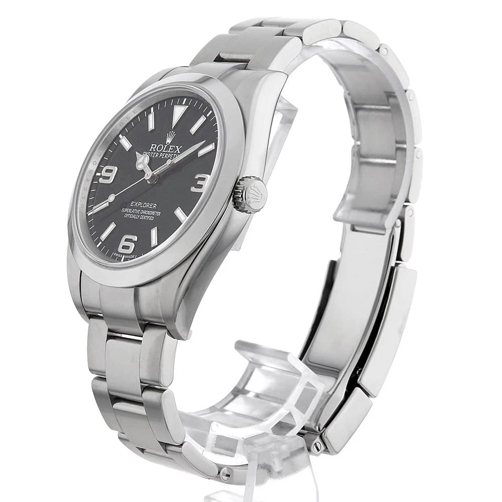 ROLEX EXPLORER EARLY MODEL BLACK WATCH - 2