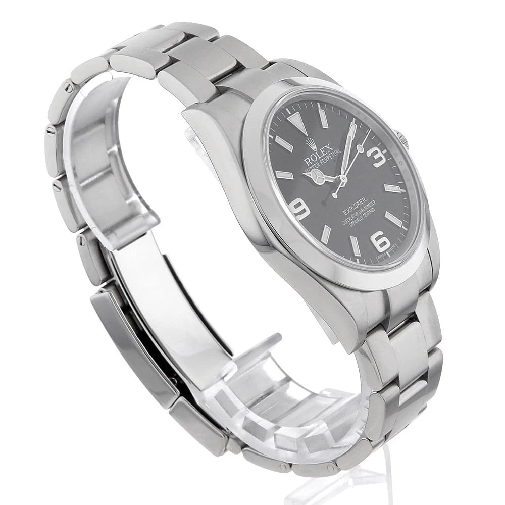ROLEX EXPLORER EARLY MODEL BLACK WATCH - 3