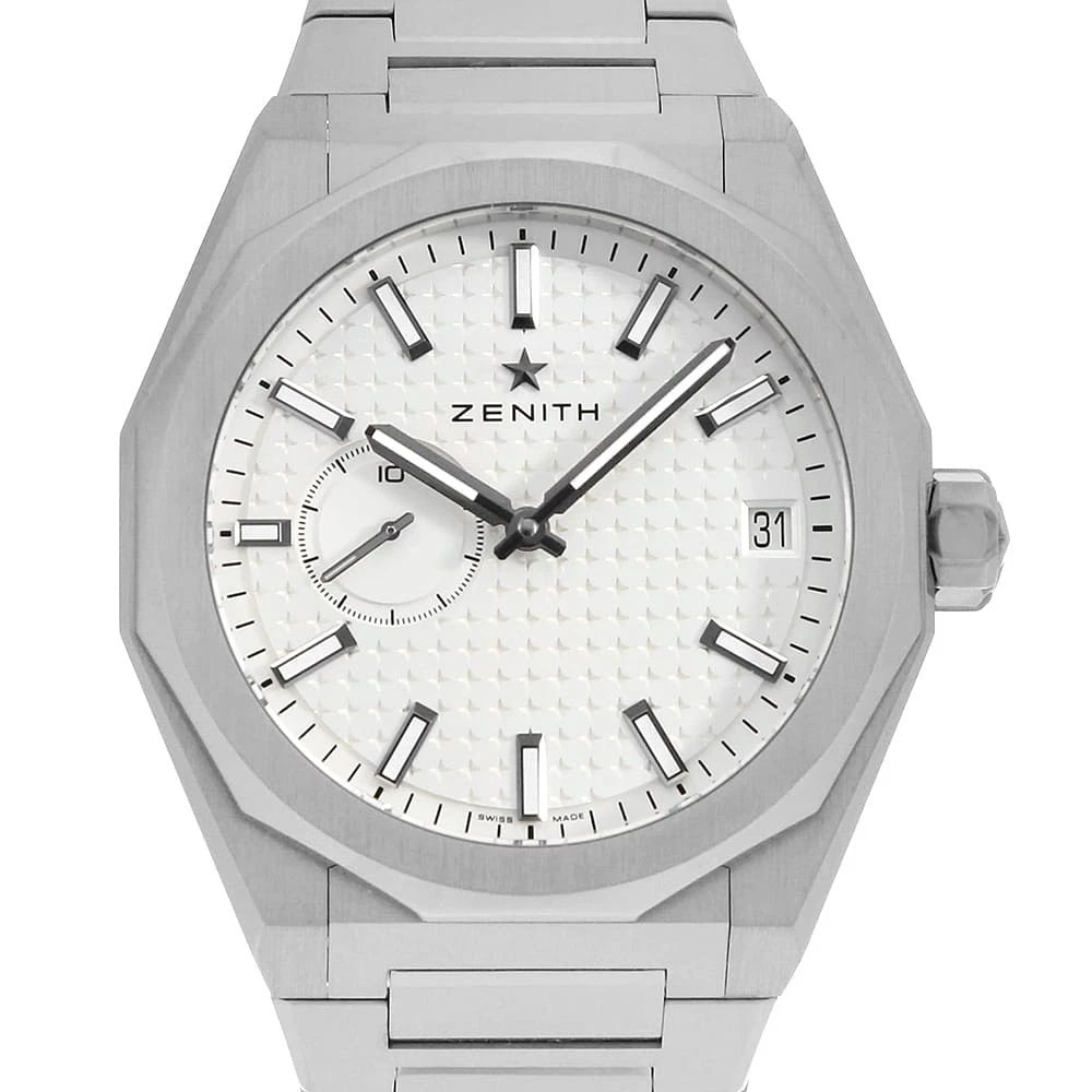 ZENITH DEFY SKYLINE WATCH: ZENITH Defy skyline Watch Brand: ZENITH Type: Wrist watch Material: Band Material Stainless Steel, Case Material Stainless Steel Color: Dial Color Silver Size: Case:W41mm Circumference of Wrist:18cm