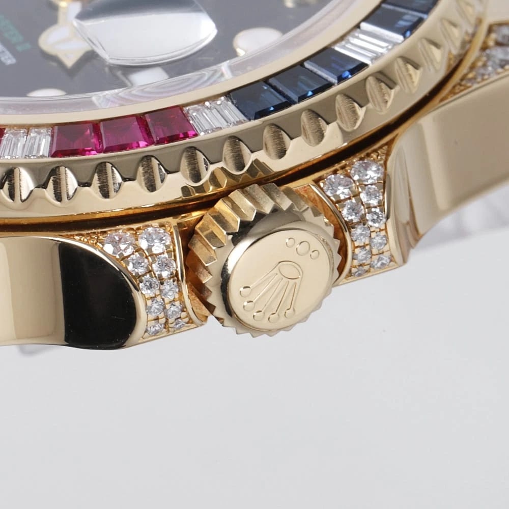 ROLEX GMT MASTER DIAMOND BEZEL/SAPPHIRE/RUBY WATCH - 5