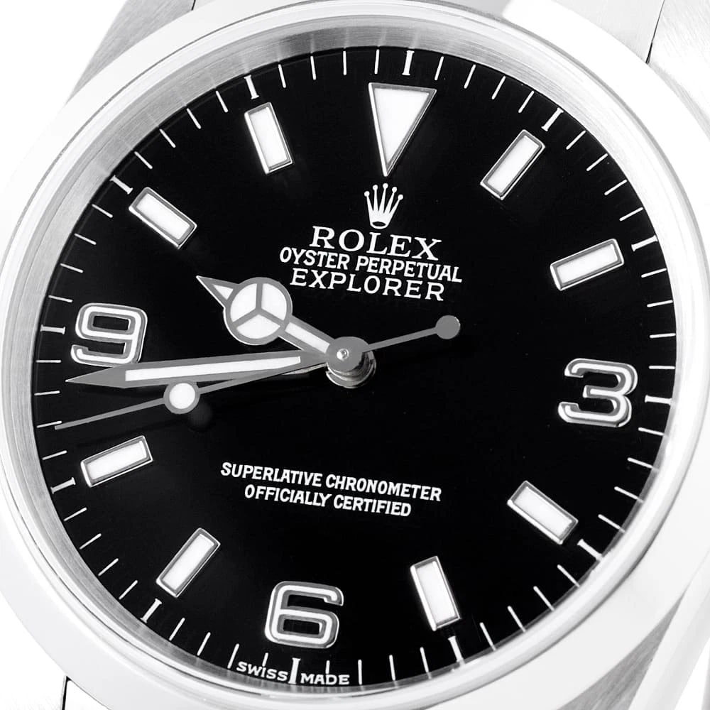 ROLEX EXPLORER BLACK WATCH - 4