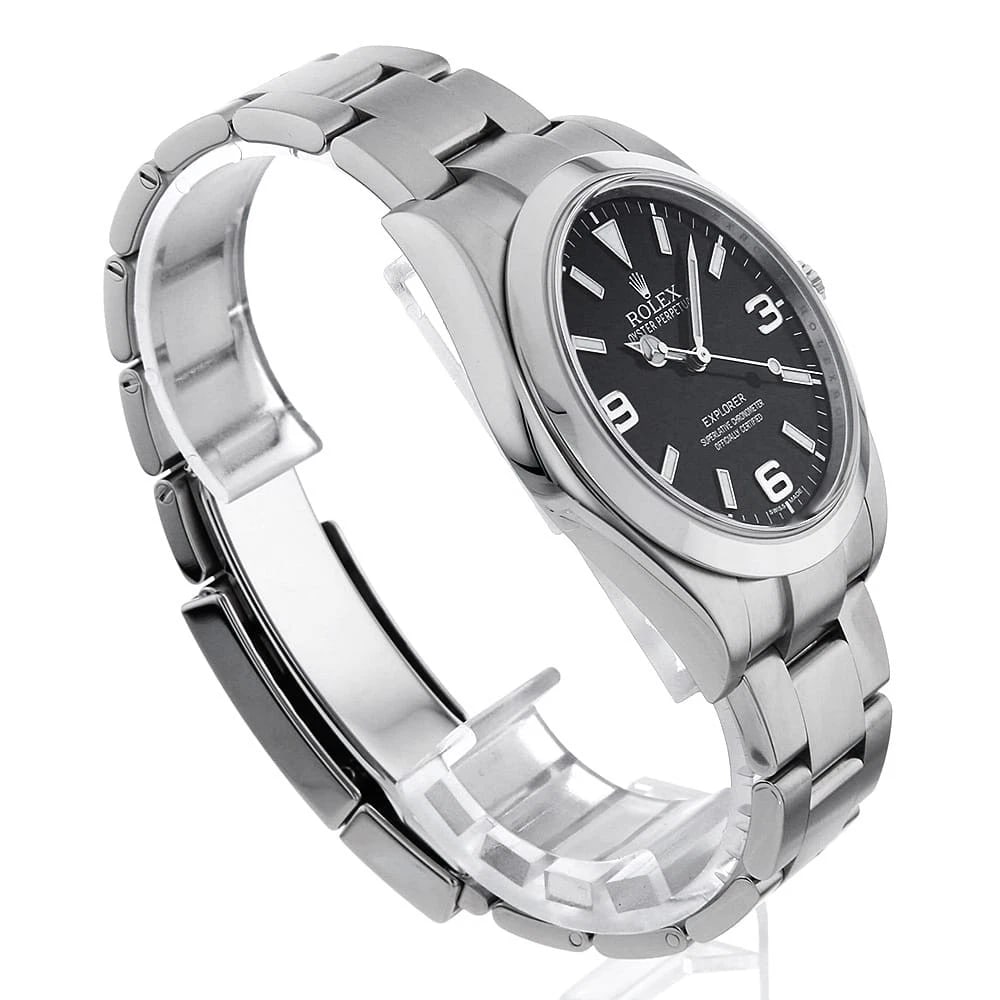 ROLEX EXPLORER EARLY MODEL BLACK WATCH - 3