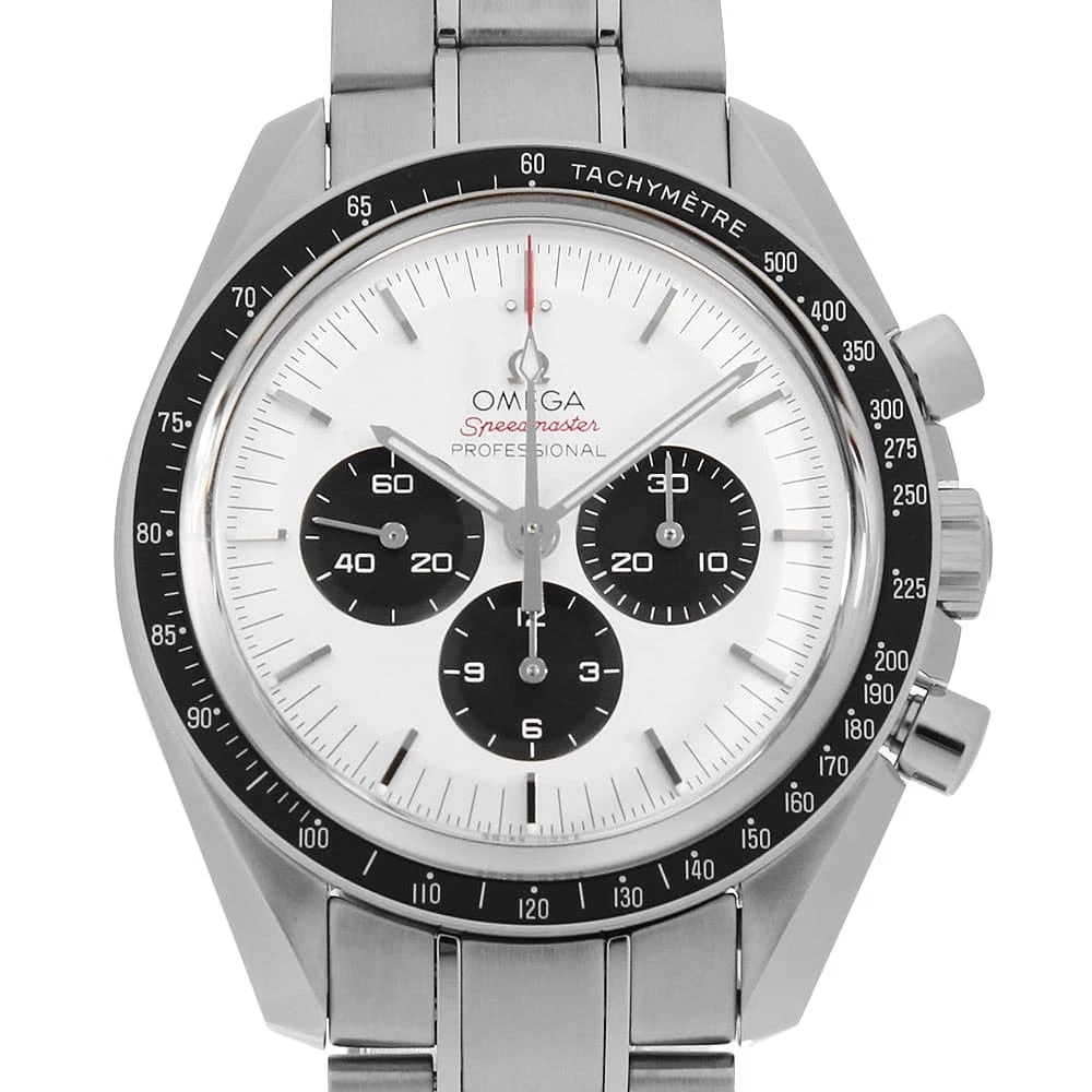OMEGA SPEEDMASTER WATCH: OMEGA Speedmaster Watch Brand: OMEGA Type: Wrist watch Material: Band Material Stainless Steel, Case Material Stainless Steel Color: Dial Color Silver Size: Case:W42mm Circumference of Wrist:20cm
