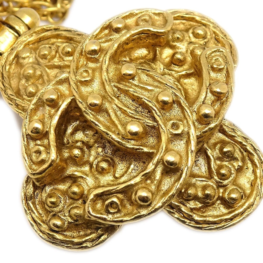 CHANEL EARRINGS GOLD - 2