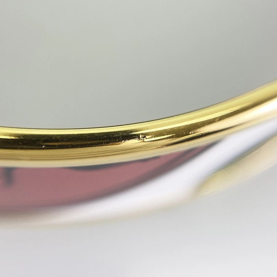 HERMES GOLD PLATED BANGLE - 6