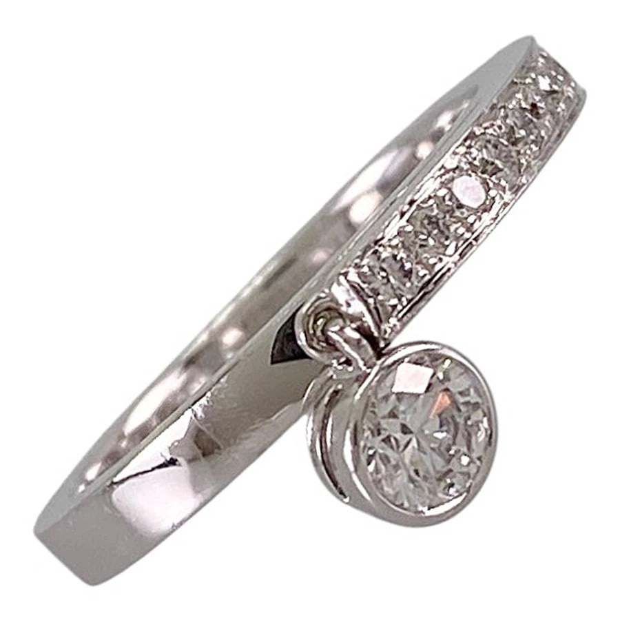 CHAUMET FRISSON WHITE GOLD DIAMOND RING: Chaumet Frisson White gold Diamond Ring Brand: Chaumet Type/Style: Ring Material: 18K White Gold, Main Stone/Creation Natural Color: Silver Size: US:5.5 Accessories: None Accessories Notice: When