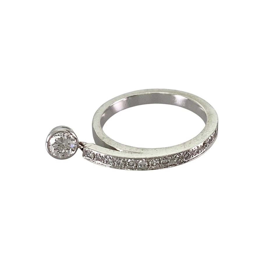 CHAUMET FRISSON WHITE GOLD DIAMOND RING - 2
