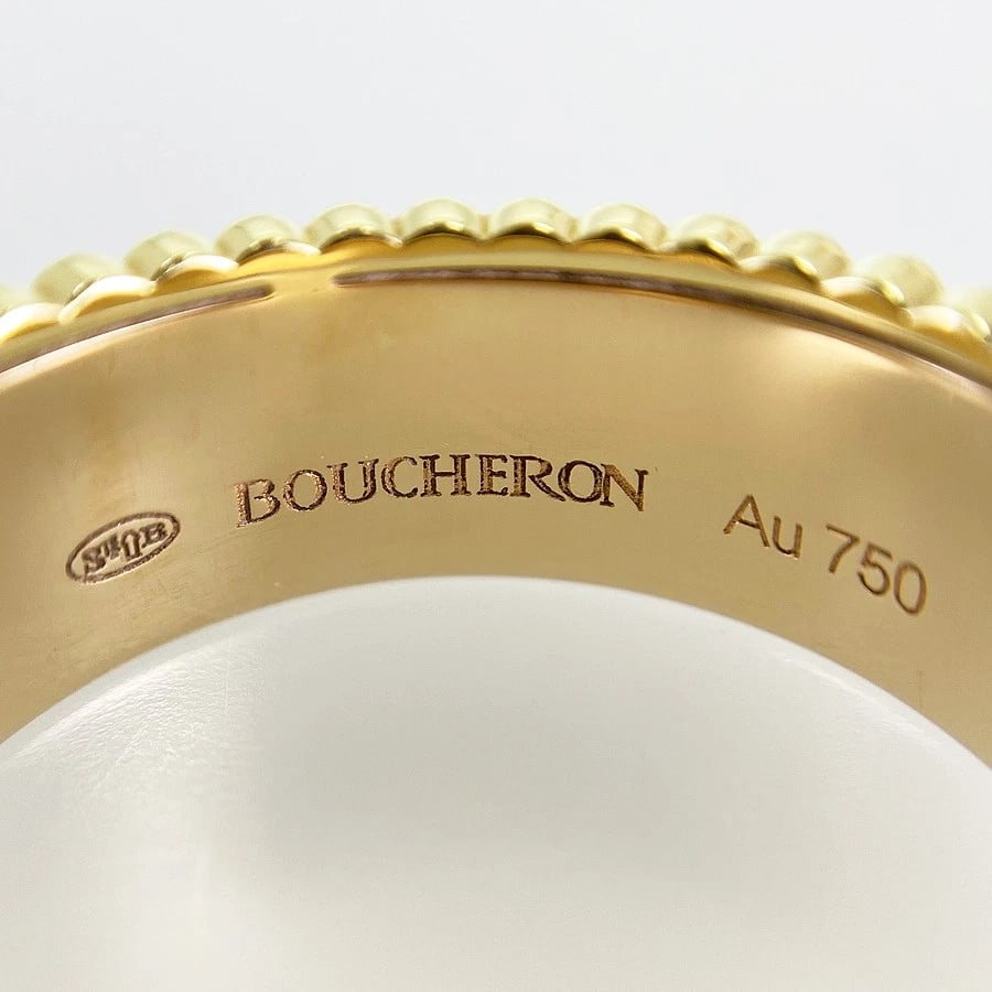 BOUCHERON YELLOW GOLD RING - 5