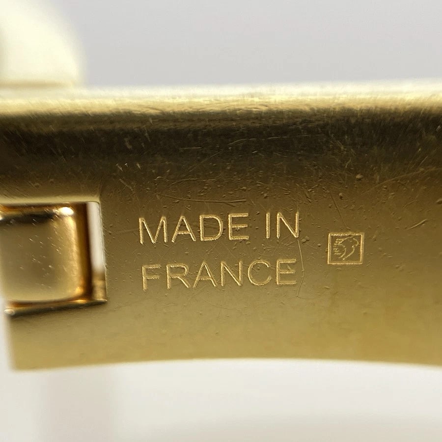 HERMES GOLD PLATED BANGLE - 2