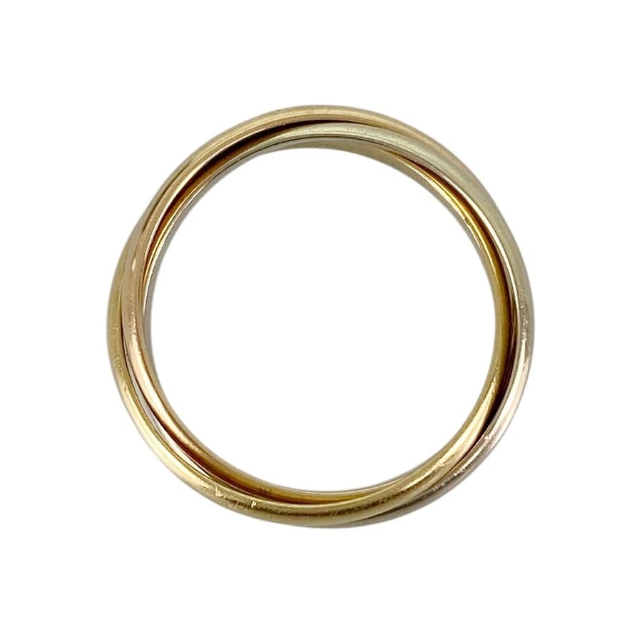 CARTIER TRINITY YELLOW GOLD RING - 3