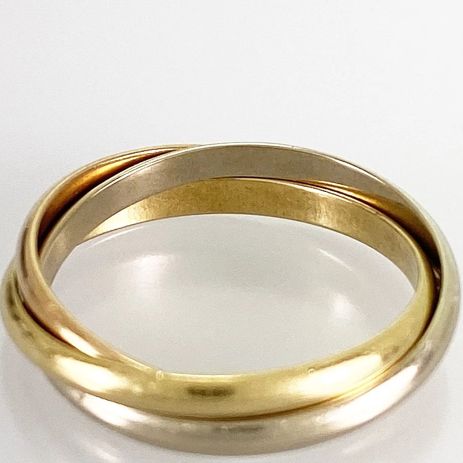 CARTIER TRINITY YELLOW GOLD RING - 4