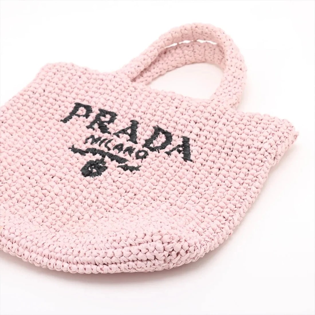 PRADA RAFFIA HANDBAG PINK, HANDBAG - 3