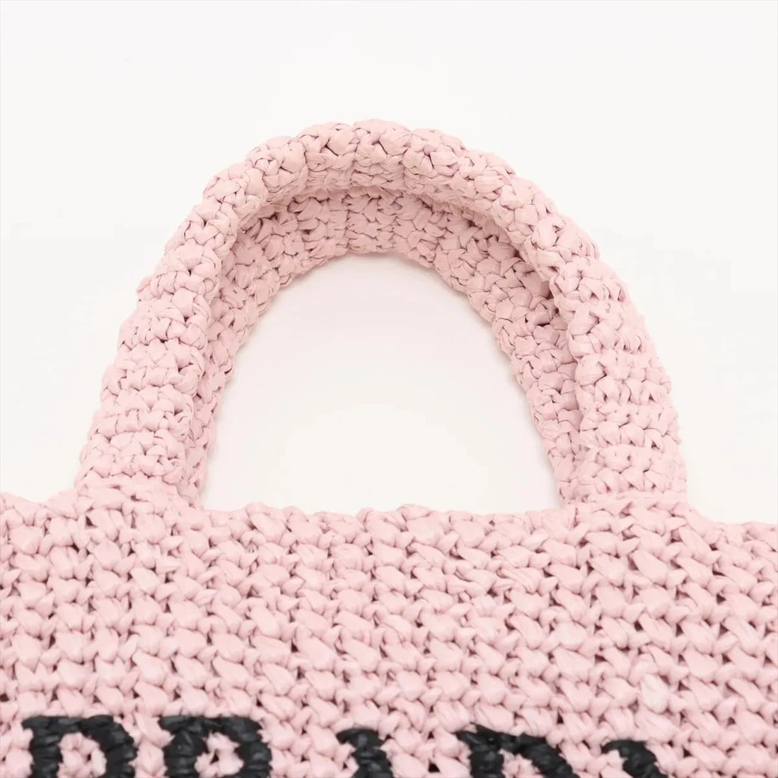 PRADA RAFFIA HANDBAG PINK, HANDBAG - 6