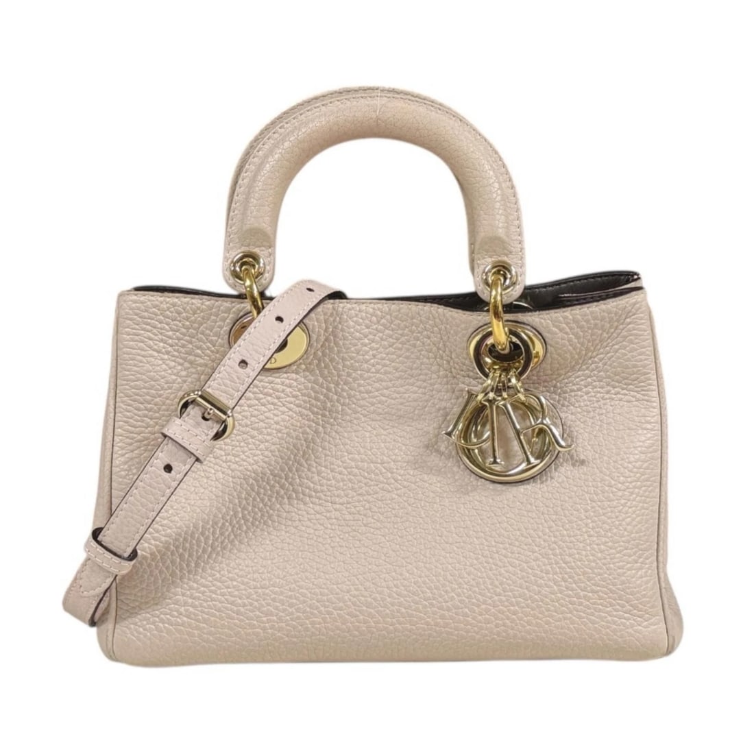 CHRISTIAN DIOR SHOULDER BAG CROSS BODY LEATHER: Christian Dior Shoulder Bag Cross Body leather Brand: Christian Dior Type/Style: Shoulder Bag Material: Exterior Material leather Color: Exterior Color beige / pink beige Size: W9.1 x H5.9 x D3.9inch 