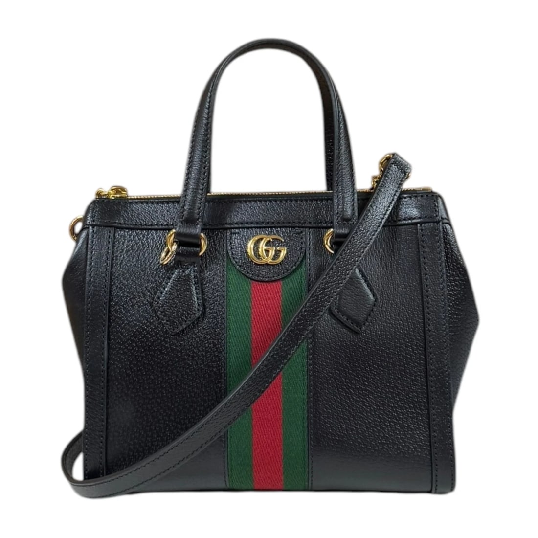GUCCI SHOULDER BAG CROSS BODY LEATHER: GUCCI Shoulder Bag Cross Body leather Brand: GUCCI Type/Style: Shoulder Bag Material: Exterior Material leather Color: Exterior Color black Size: W9.4 x H7.9 x D3.7inch Handle:12.6inch Accessories: